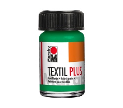 Tekstiilivärv Textil Plus HELEDALE JA TUMEDALE RIIDELE 15ml 015 PRANTSUSE ROHELINE